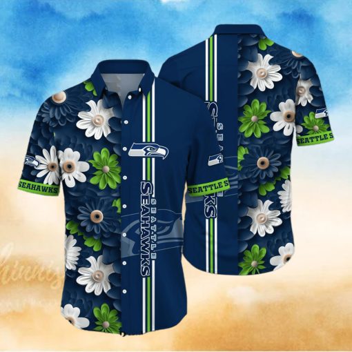 Seattle Seahawks NFL For Sports Fan Aloha Hawaiian Shirt