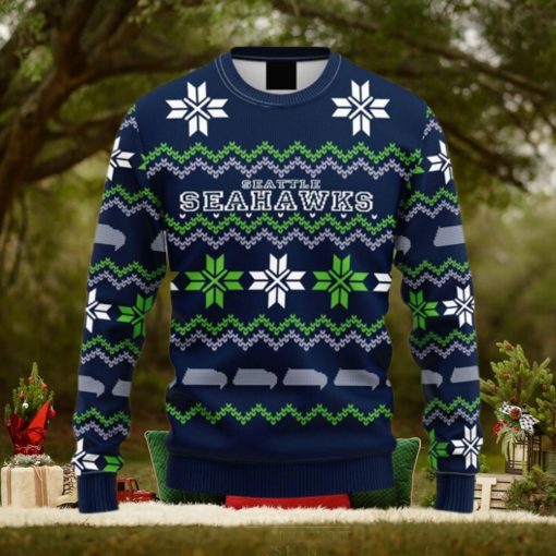 Seattle Seahawks NFL Limited Ugly Sweater Sweatshirt Trendy Gift Christmas