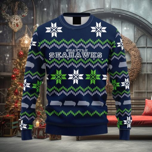Seattle Seahawks NFL Limited Ugly Sweater Sweatshirt Trendy Gift Christmas