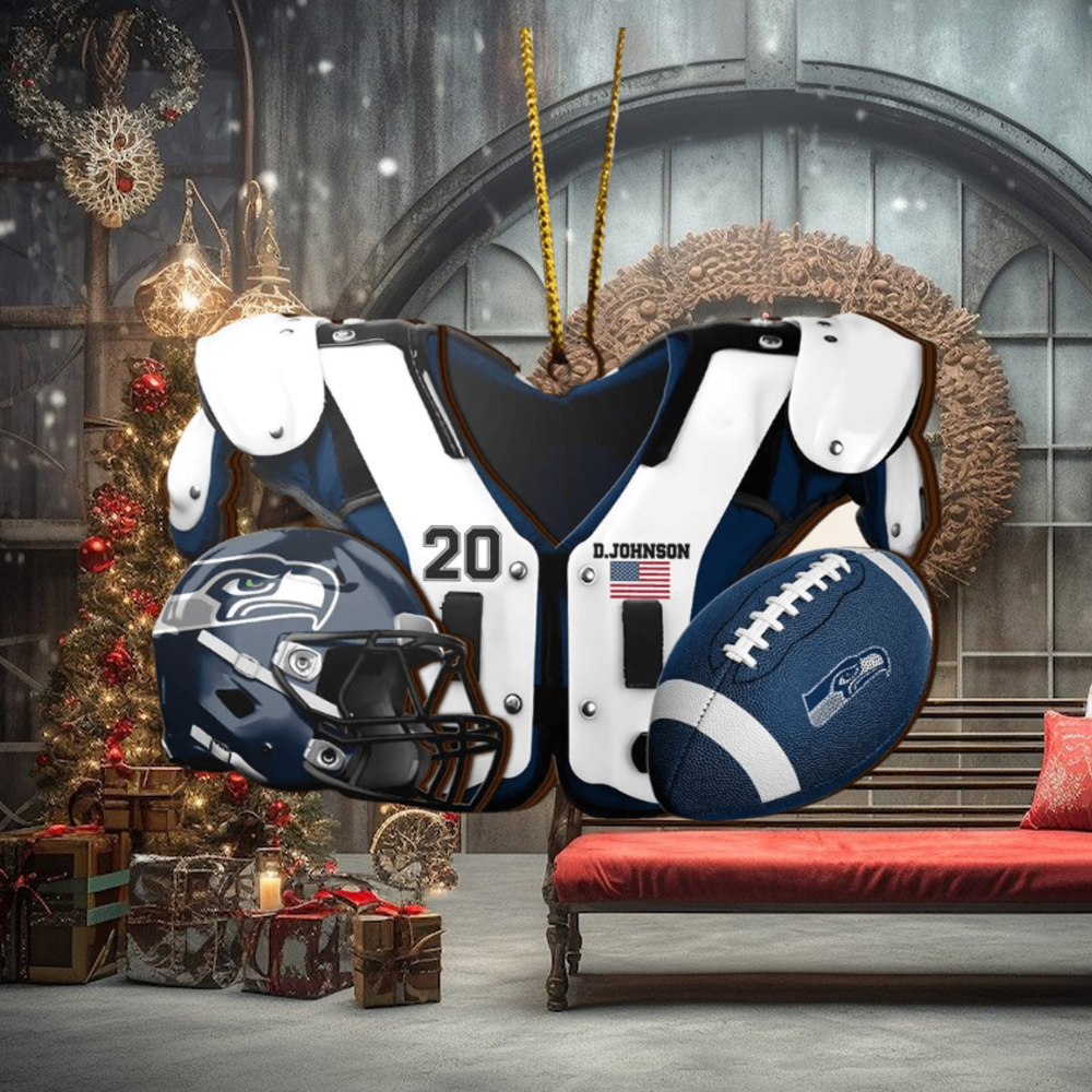 Seattle Seahawks NFL Sport Ornament Custom Your Name And Number Seattle Seahawks NFL Sport Ornament Custom Your Name And Number