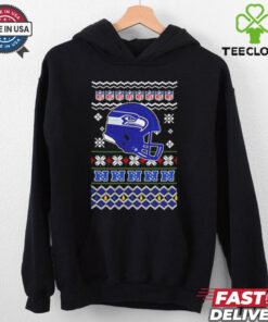 Seattle Seahawks NFL football Christmas helmet shirt
