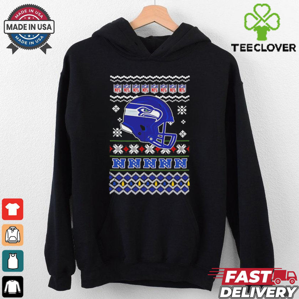 Seattle Seahawks NFL football Christmas helmet shirt Seattle Seahawks NFL football Christmas helmet shirt