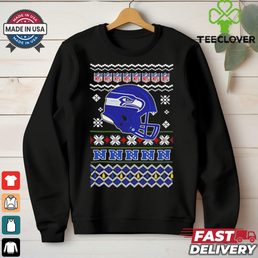Seattle Seahawks NFL football Christmas helmet shirt Seattle Seahawks NFL football Christmas helmet shirt