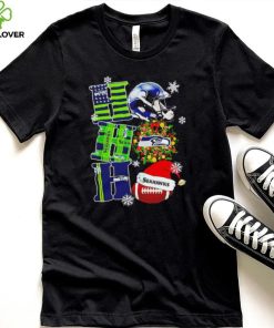 Seattle Seahawks NFL ho ho ho Christmas shirt