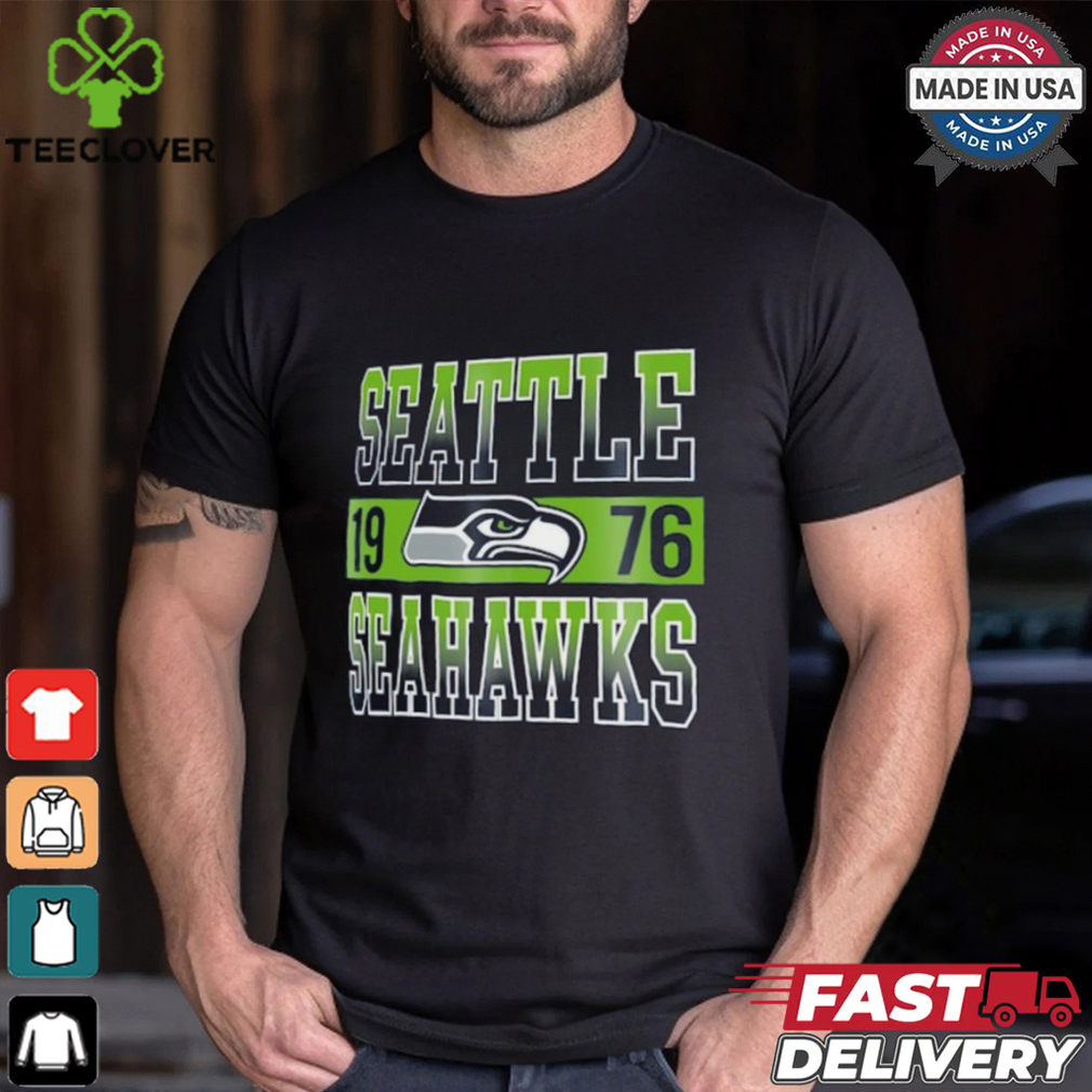 Seattle Seahawks New Era College Navy City Team T Shirt Seattle Seahawks New Era College Navy City Team T Shirt