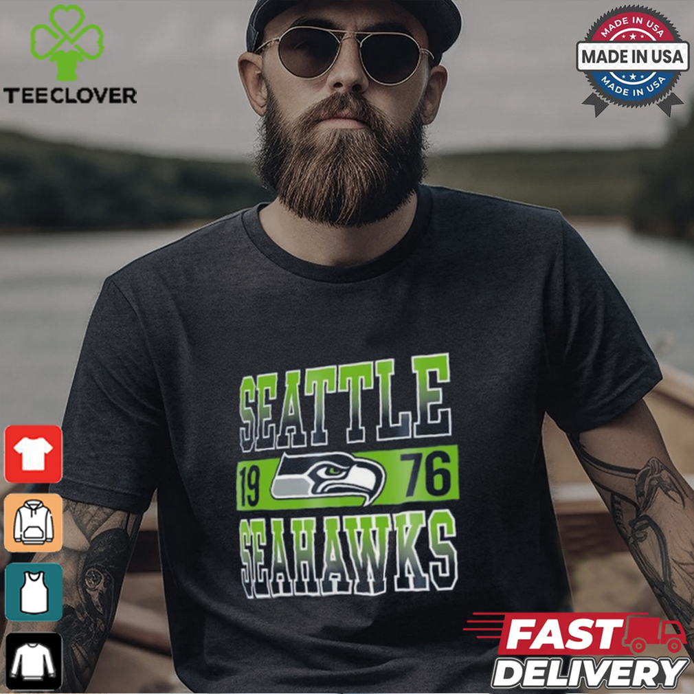 Seattle Seahawks New Era College Navy City Team T Shirt Seattle Seahawks New Era College Navy City Team T Shirt