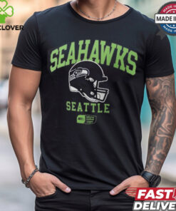 Seattle Seahawks Nike Anthracite Helmet Essential T Shirt