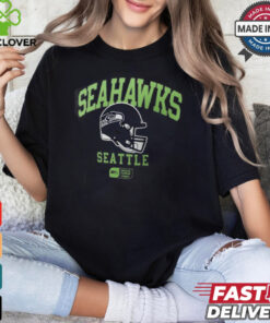 Seattle Seahawks Nike Anthracite Helmet Essential T Shirt