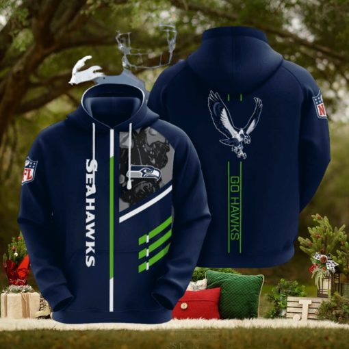 Seattle Seahawks No1798 Custom Hoodie 3D Sweathoodie, sweater, longsleeve, shirt v-neck, t-shirt Thoodie, sweater, longsleeve, shirt v-neck, t-shirt Football Gift