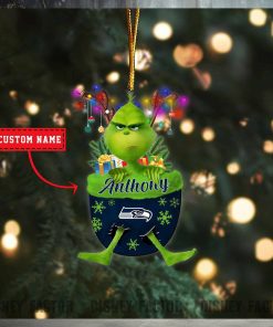 Seattle Seahawks Ornaments, Grinch Christmas Ornament, Nfl Football Christmas