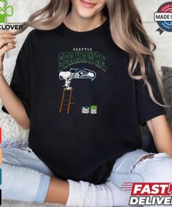 Seattle Seahawks Snoopy Painting Shirt