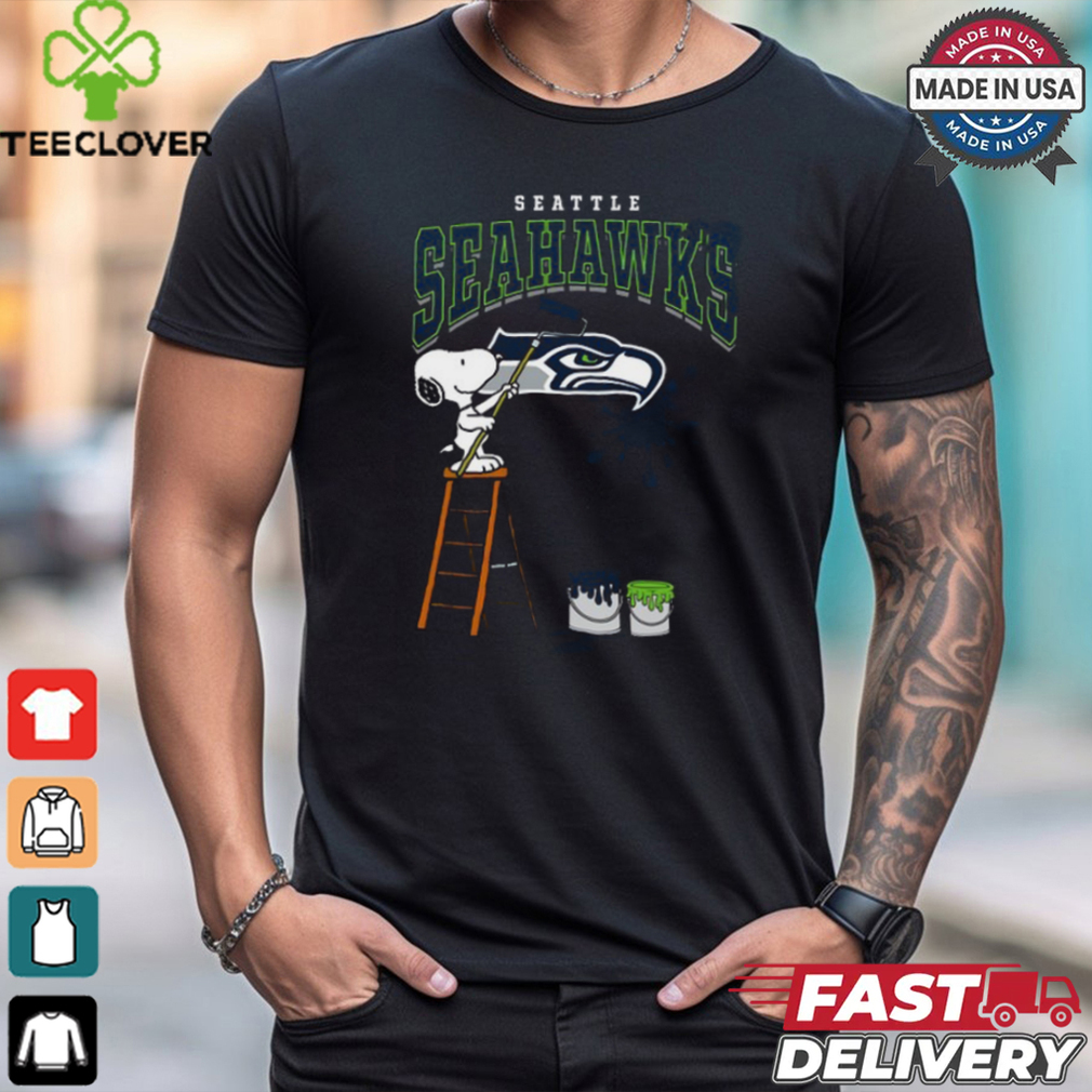 Seattle Seahawks Snoopy Painting Shirt Seattle Seahawks Snoopy Painting Shirt