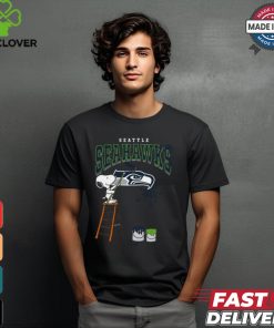 Seattle Seahawks Snoopy Painting Shirt