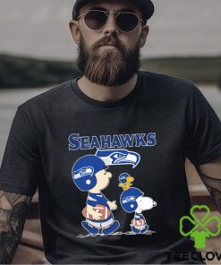 Seattle Seahawks Snoopy Plays The Football Game shirt