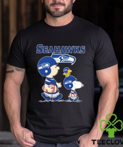 Seattle Seahawks Snoopy Plays The Football Game shirt