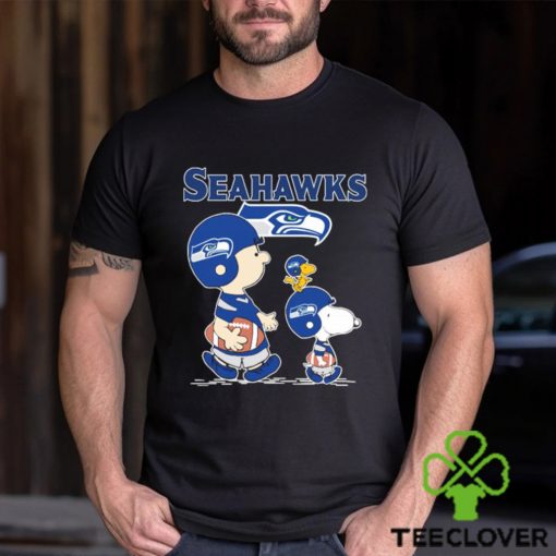 Seattle Seahawks Snoopy Plays The Football Game shirt