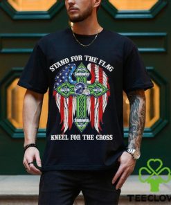 Seattle Seahawks Stand For The Flag Kneel For The Cross 2024 T shirt