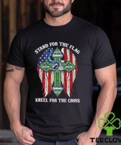 Seattle Seahawks Stand For The Flag Kneel For The Cross 2024 T shirt