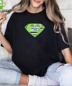 Seattle Seahawks Superman logo shirt