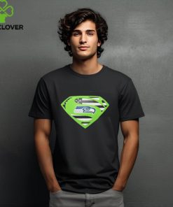 Seattle Seahawks Superman logo shirt
