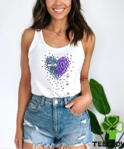 Seattle Seahawks Washington Huskies tiny heart shape shirt