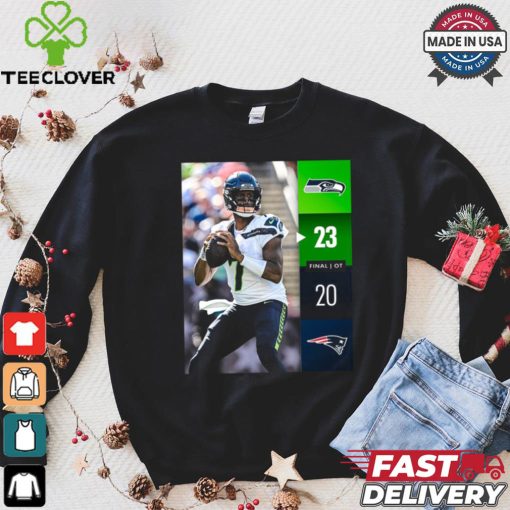 Seattle Seahawks Win 23 20 New England Patriots 2024 NFL Week 2 Final Score Shirt