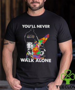 Seattle Seahawks You’ll Never Walk Alone Dad And Son Autism T Shirt 3 Seattle Seahawks You’ll Never Walk Alone Dad And Son Autism T Shirt