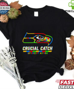 Seattle Seahawks crucial catch intercept autism shirt