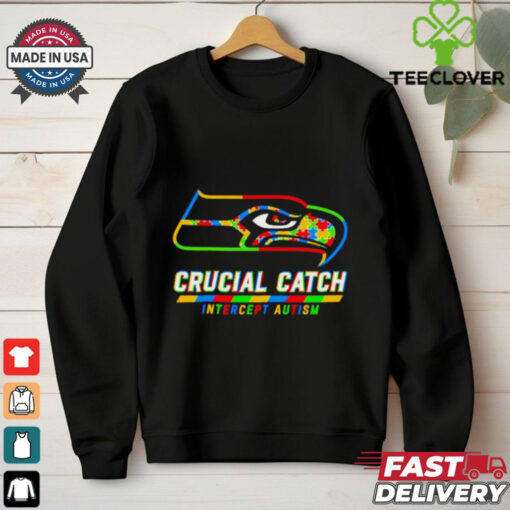Seattle Seahawks crucial catch intercept autism shirt