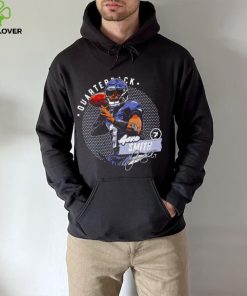 Seattle Seahawks football Geno Smith 7 player quarterback action pose signature dots shirt 5 Seattle Seahawks football Geno Smith 7 player quarterback action pose signature dots shirt