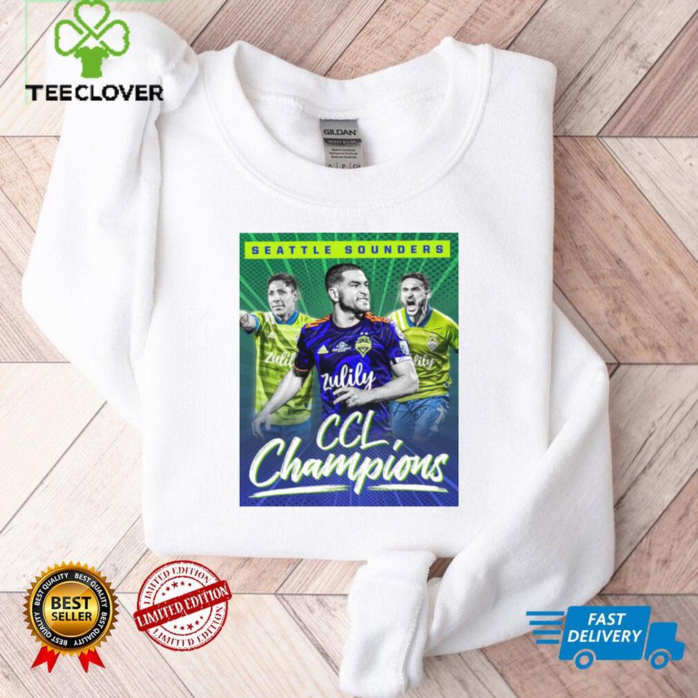 Seattle Sounders CCL Champions League 2022 T Shirt Seattle Sounders CCL Champions League 2022 T Shirt