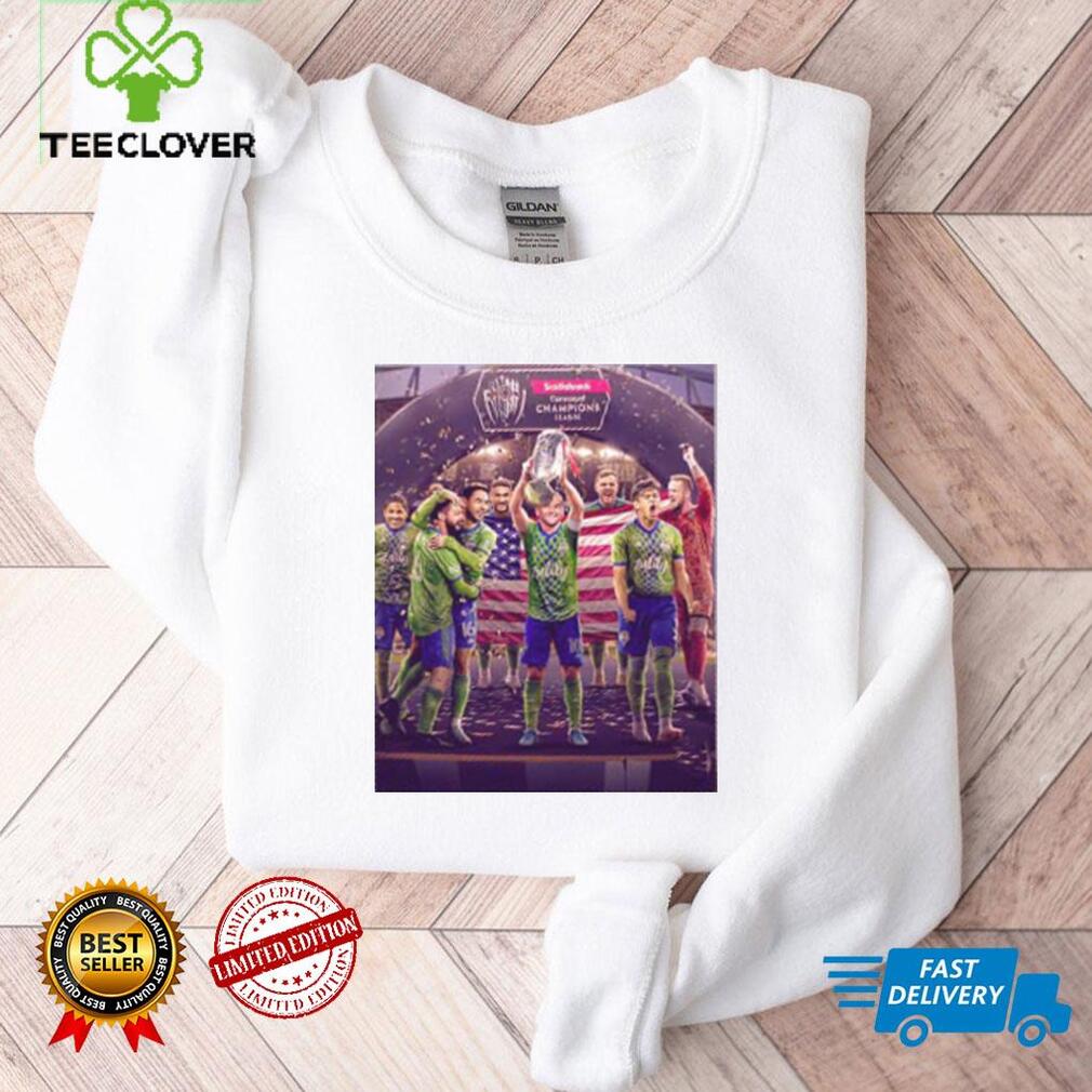 Seattle Sounders Champions Concacaf League Champions T Shirt Seattle Sounders Champions Concacaf League Champions T Shirt