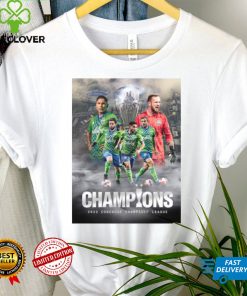 Seattle Sounders FC Champions 2022 Concacaf Champonship League T Shirt