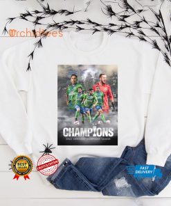 Seattle Sounders FC Champions 2022 Concacaf Champonship League T Shirt