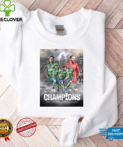 Seattle Sounders FC Champions 2022 Concacaf Champonship League T Shirt