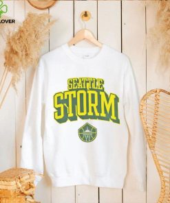 Seattle Storm Blockout White T Shirt 1 Seattle Storm Blockout White T Shirt