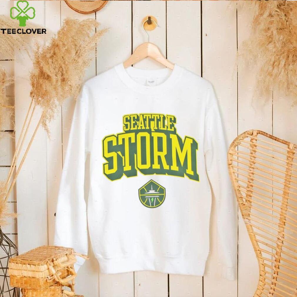 Seattle Storm Blockout White T Shirt Seattle Storm Blockout White T Shirt