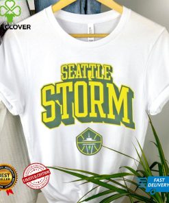 Seattle Storm Blockout White T Shirt 2 Seattle Storm Blockout White T Shirt