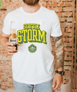 Seattle Storm Blockout White T Shirt 3 Seattle Storm Blockout White T Shirt