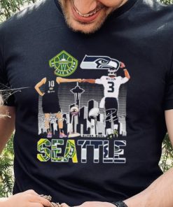 Seattle Storm Sue Bird And Seattle Seahawks Russell Wilson Signatures Shirt