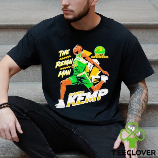 Seattle Supersonics Shawn Kemp The Reign Man Shirt