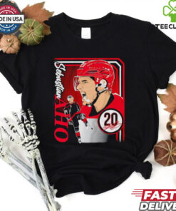 Sebastian Aho 20 Carolina Hurricanes Hockey collage frame signature shirt