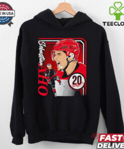 Sebastian Aho 20 Carolina Hurricanes Hockey collage frame signature shirt