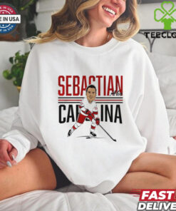 Sebastian Aho Carolina Hurricanes center ice caricature shirt