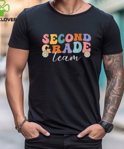 Second Grade Team Retro Groovy 2nd Grade Back To School T Shirt