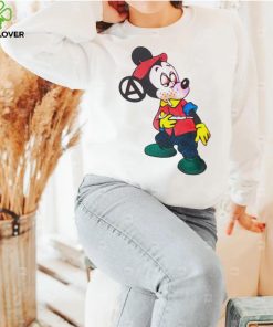 Seditionaries Mickey mouse shooting dope character funny T shirt