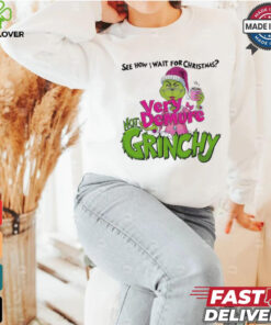See how I wait for Christmas very demure not Grinchy Grinchmas coffee lover funny shirt