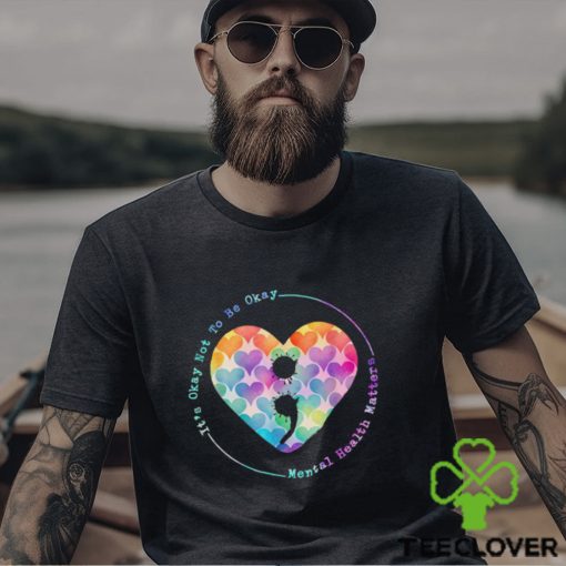 Semicolon Heart Suicide Prevention Mental Health Awareness T Shirt