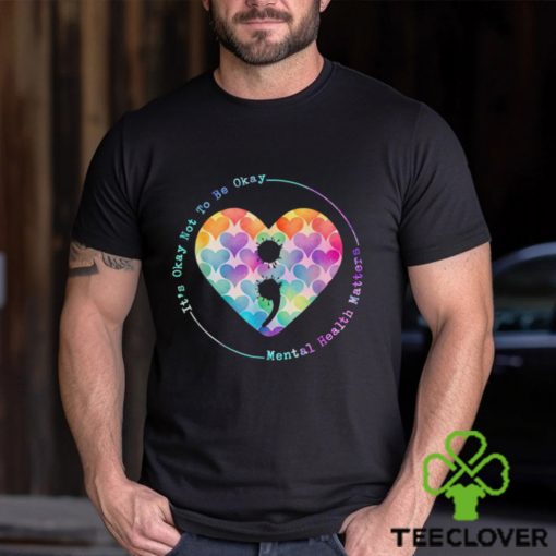 Semicolon Heart Suicide Prevention Mental Health Awareness T Shirt