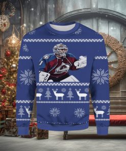 Semyon Varlamov Colorado Avalanche Ugly Christmas Sweater
